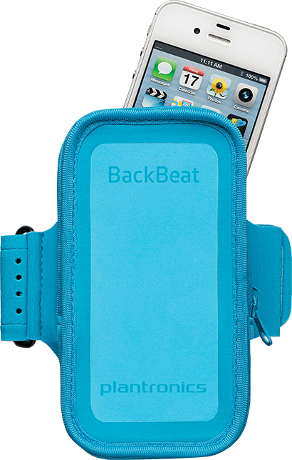 Plantronics backbeat best sale fit blue