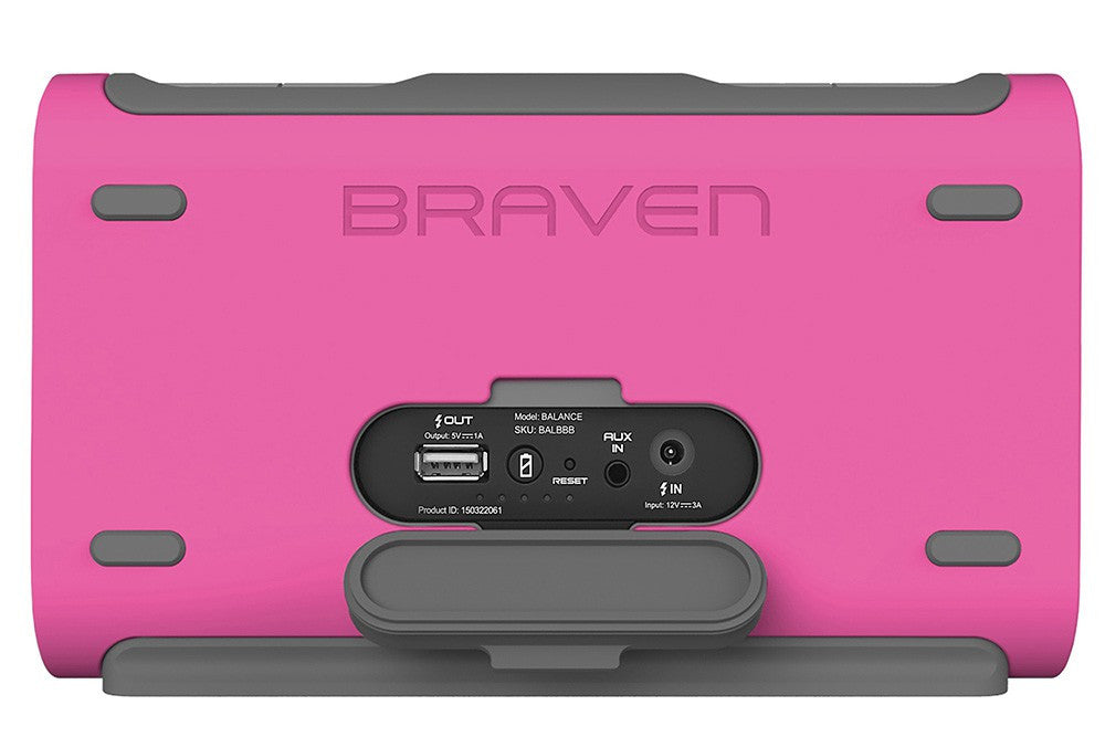 BRAVEN Balance Portable Bluetooth Speaker in Electric Lime